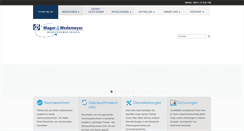 Desktop Screenshot of mager-wedemeyer.com