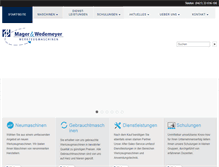 Tablet Screenshot of mager-wedemeyer.com
